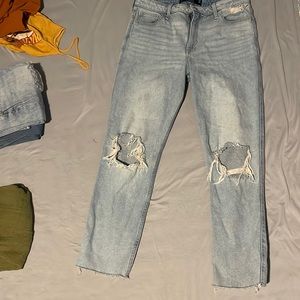 Ripped Hollister jeans